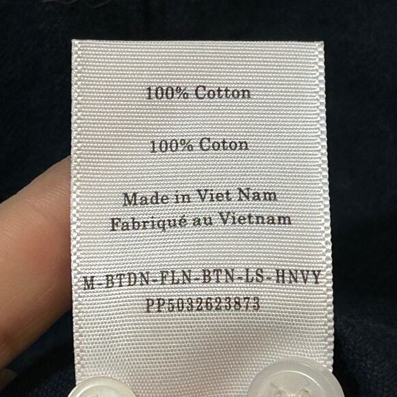 New Everlane Brushed Flannel Shirt Heather Blue Button Down Men Small  NWOT - Picture 9 of 10